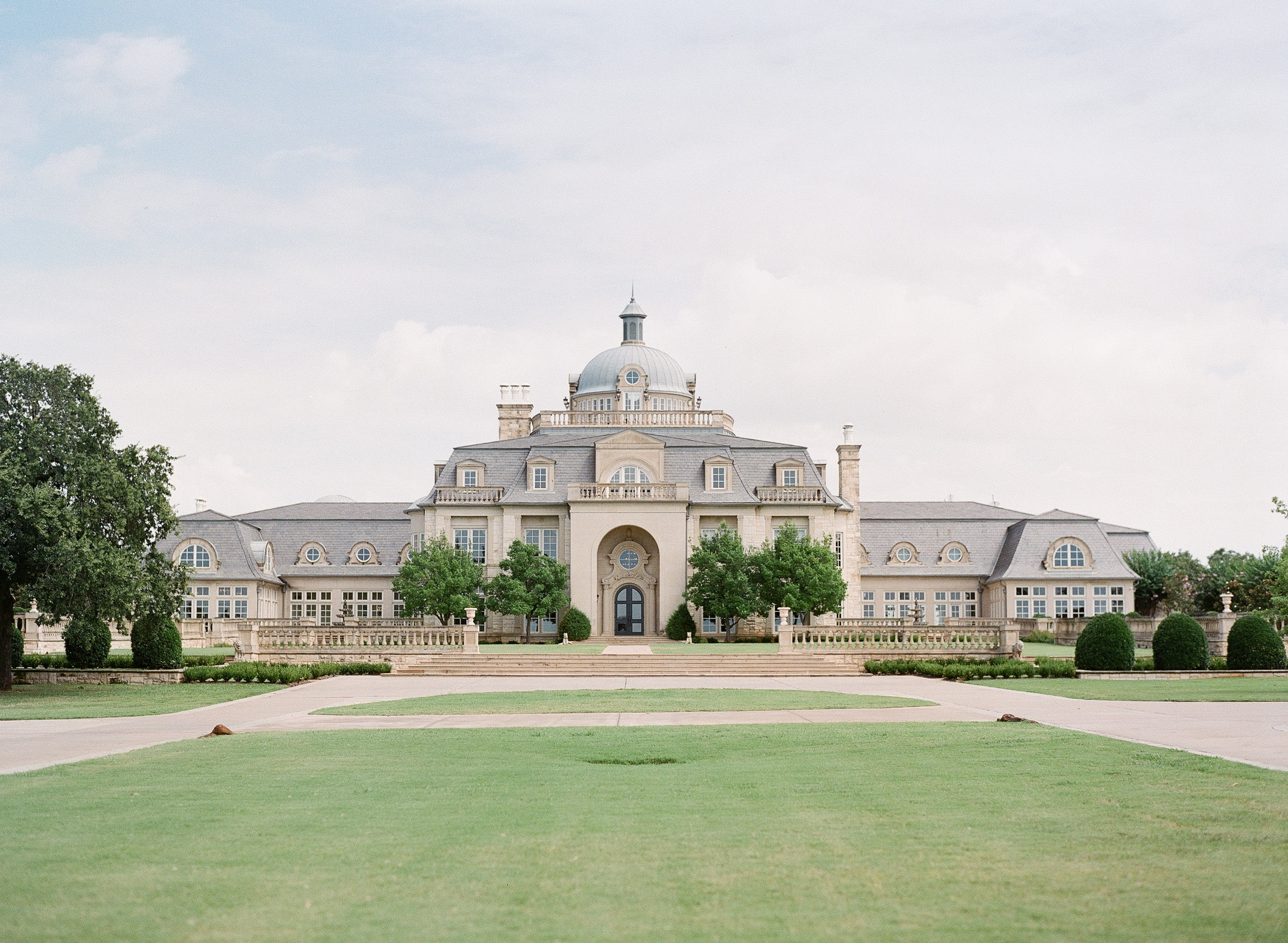 Front view of The Olana estate