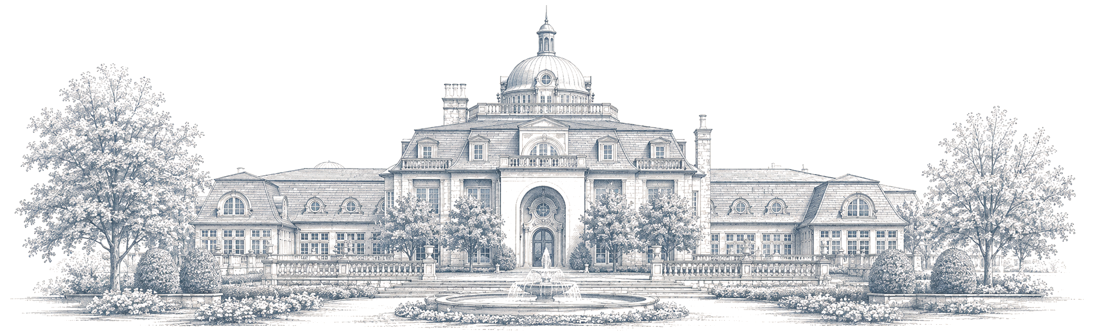 Illustration of The Olana estate